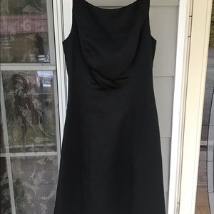 David’s bridal formal Size 4 Black Shiny Dress lovely church sleeveless